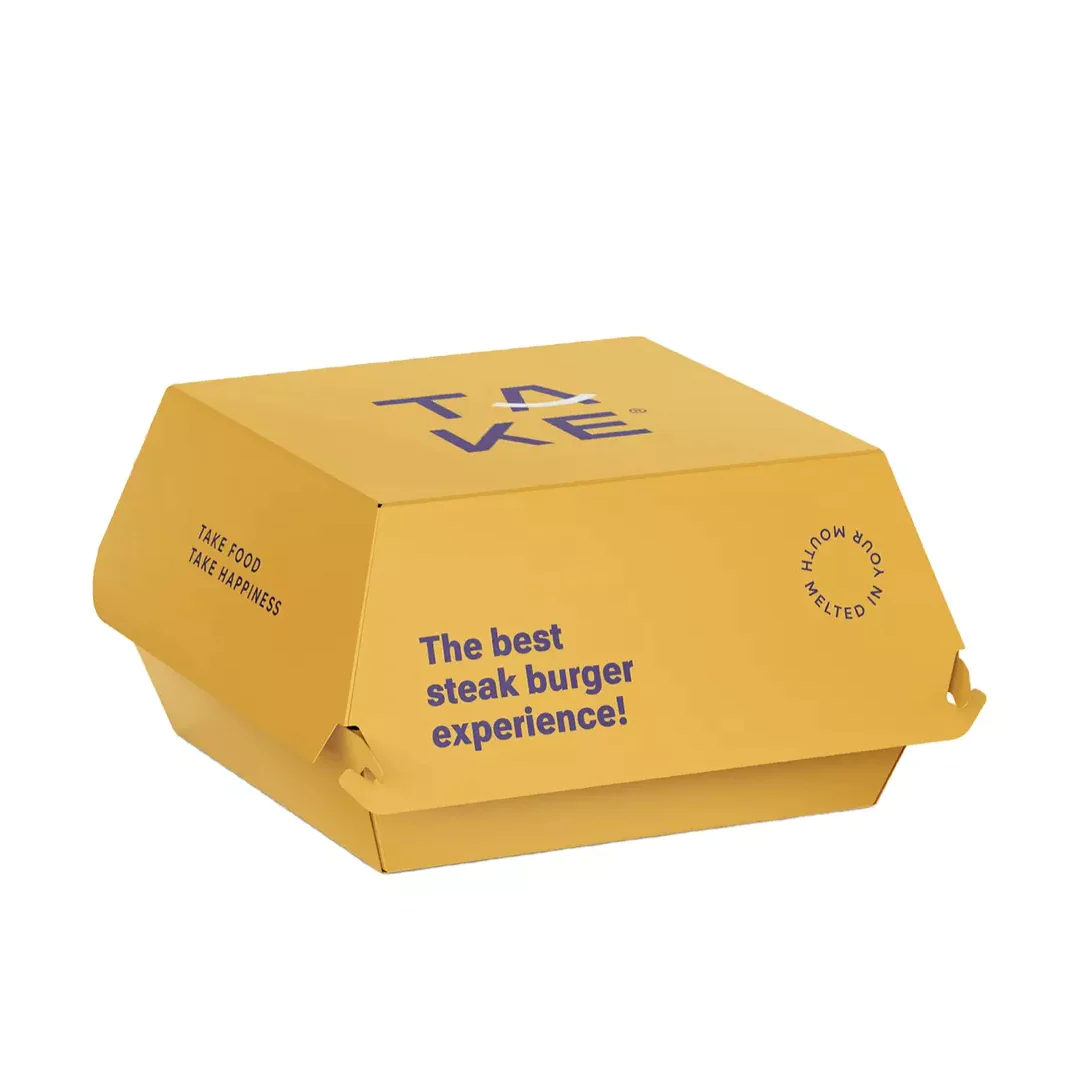 customized burger box togo box