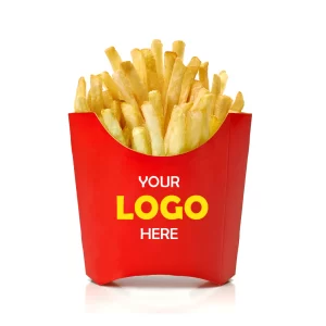 custom logo design French fries box