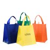 custom logo PP non woven bag for shopping, grocery, gift, promotion