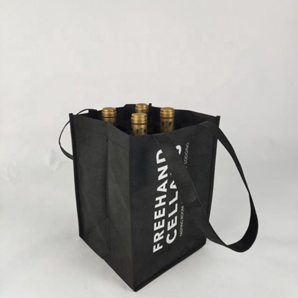 1 bottle,2 bottle,4 bottle, 6 bottle wine bag ,PP non woven bag for wine carry