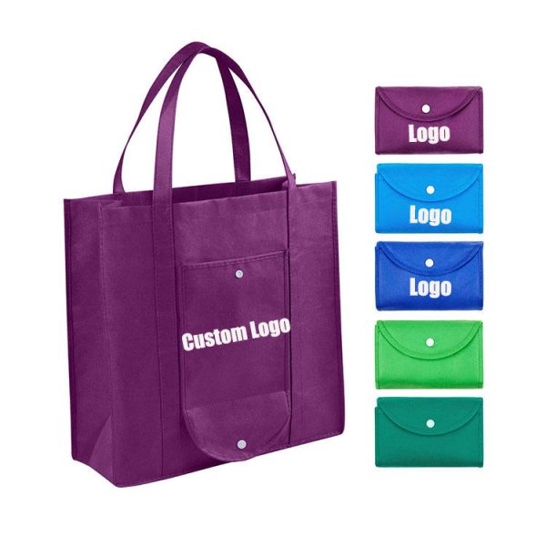 custom logo PP non woven bag for shopping, grocery, event, promotion