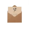 kraft paper gift card